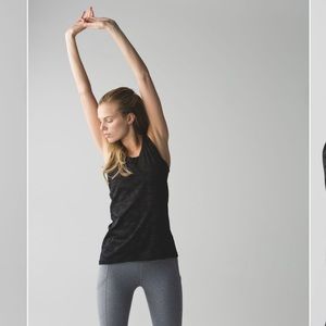 Lululemon Run For Days Tank, 6, Black Camo